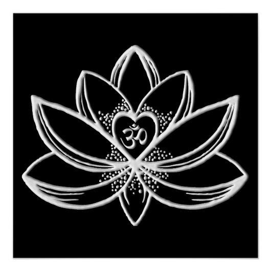 Poster Lotus d'argent (Devant)