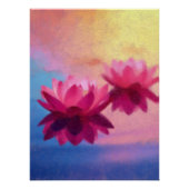 Poster Lotus d'eau (Devant)