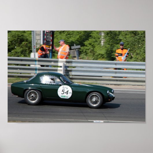 Poster Lotus Elite S2 Le Mans Classic (Devant)