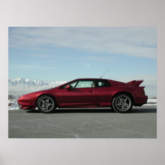 Poster Lotus Esprit V8 (Devant)