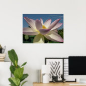 Poster Lotus Flower et Blue Sky I (Bureau à domicile)