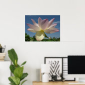 Poster Lotus Flower et Blue Sky II (Bureau à domicile)
