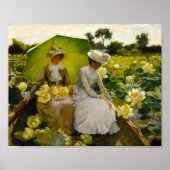 Poster Lotus Lilies | Charles Courtney Curran (Devant)