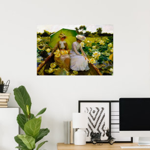 Poster Lotus Lilies par Charles Courtney Curran