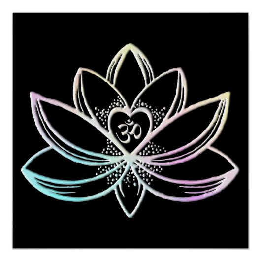 Poster Lotus Pastel (Devant)