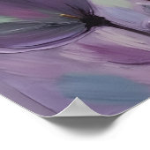 Poster Lotus – Peinture à l'huile (Coin)