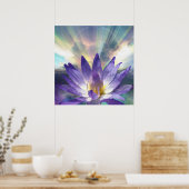 Poster Lotus pourpre (Cuisine)