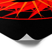 Poster Lotus Red Graphic (Coin)