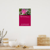 Poster Lotus rose (Cuisine)