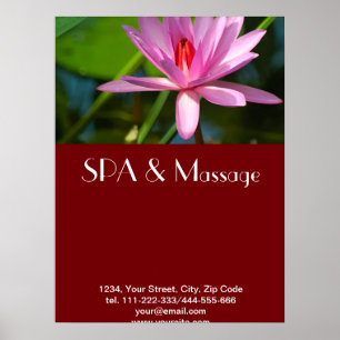 Poster Lotus rose