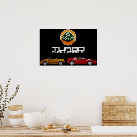 Poster Lotus Turbo Challenge 2 (Cuisine)