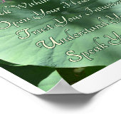 Poster "Lotus Wisdom", 10" x 8" (Coin)