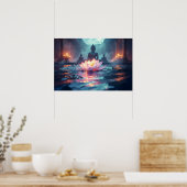 POSTER LOTUS - ZEN BOUDDHISME (Cuisine)