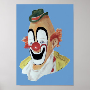Poster Lou Jacob Clown Print