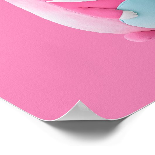 Poster Lou Lou. Une créature douce, rose (Coin)