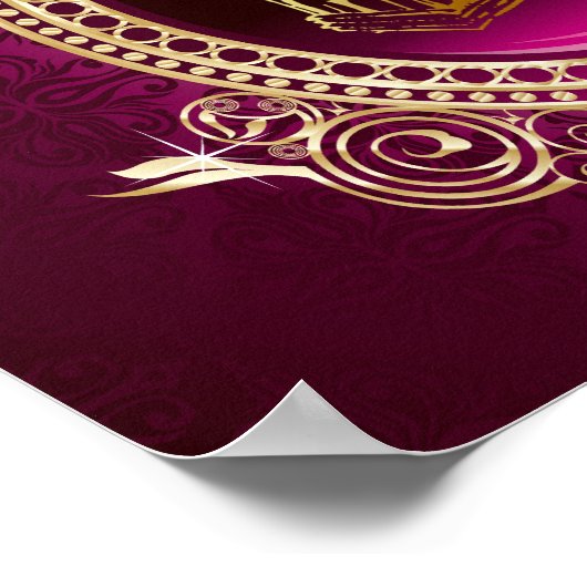 Poster Louange À Allah, Mosquée (Coin)