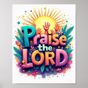 Poster Louange le Seigneur