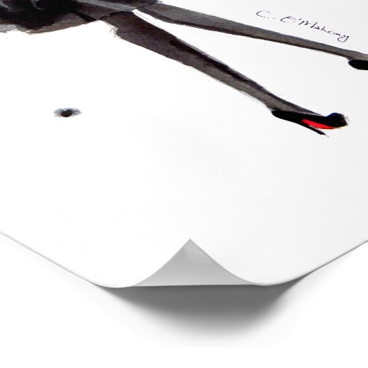 Poster Louboutin en encre (Coin)