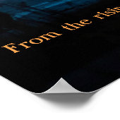 Poster Louez l'affiche du Seigneur au coucher du soleil (Coin)