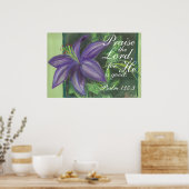 Poster Louez l'affiche fleurie Lord (Cuisine)