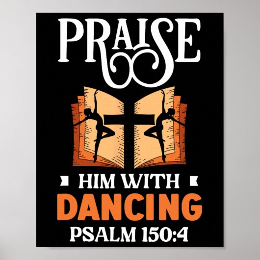Poster Louez-Le Avec Danse Danse Religion Danse (Devant)