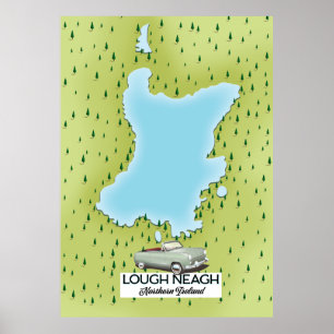 Poster Lough Neagh Irlande du Nord