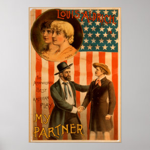 Poster Louis Aldrich dans Mon partenaire Théâtre