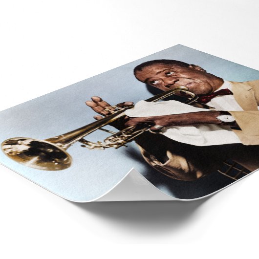 Poster Louis Armstrong (Coin)