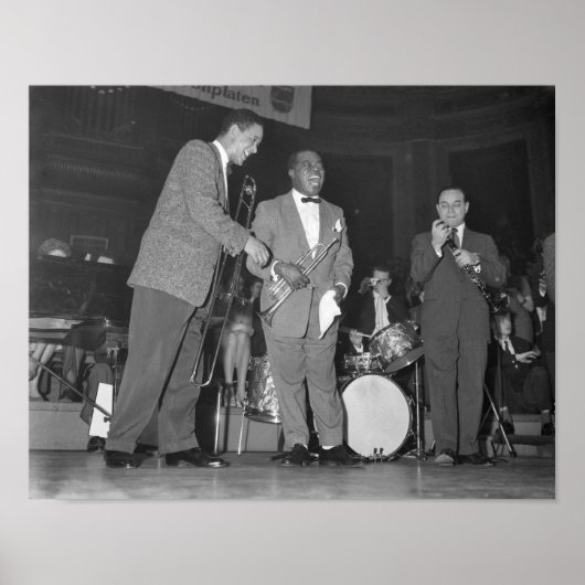 Poster Louis Armstrong - Jazz Legend (1959) (Devant)