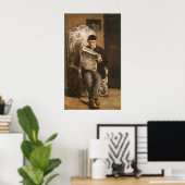 Poster Louis Auguste Cezanne Père De L'Artiste Lecture (Bureau à domicile)