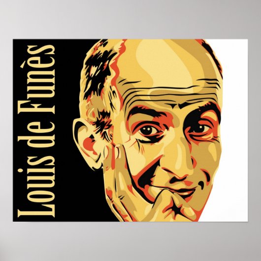 poster louis de funes (Voorkant)