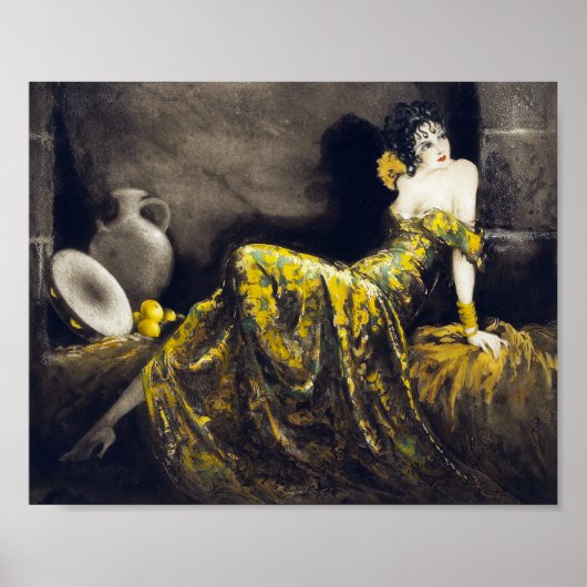 Poster LOUIS ICART Belle Senorita, Tzigane, Espagnol Dan (Devant)