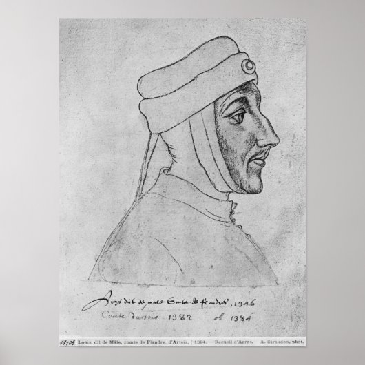 Poster Louis II de Flandre (Devant)
