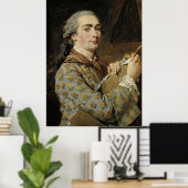Poster Louis-Jean Autoportrait (Bureau à domicile)
