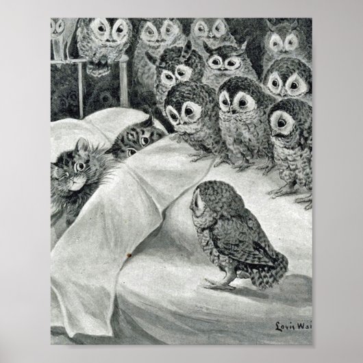Poster Louis Wain Cat Nightmare (Devant)