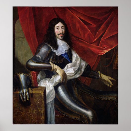 Poster Louis XIII Roi de France et de Navarre (Devant)