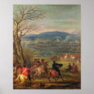 Poster Louis XIV à Bataille près du Mont Cassel