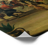 Poster Louis XIV devant la Grotte de Thétis (Coin)