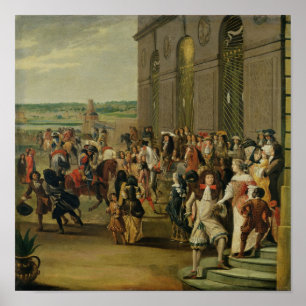 Poster Louis XIV devant la Grotte de Thétis