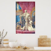 Poster Louis XV en Robes de couronnement (Cuisine)
