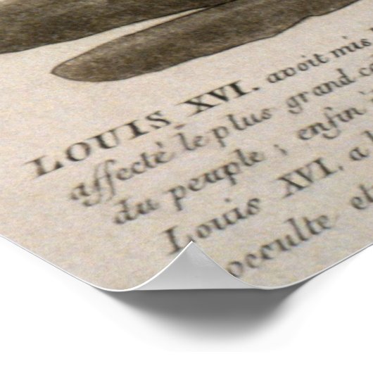 Poster Louis XVI (Coin)