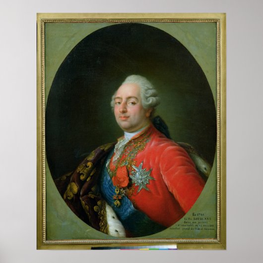 Poster Louis XVI 1786 (Devant)