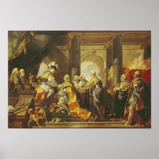 Poster Louis XVI Roi de France (Devant)