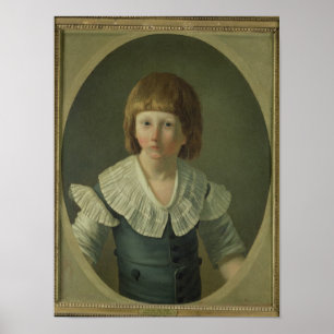 Poster Louis XVII, 8 ans, au Temple, 1793