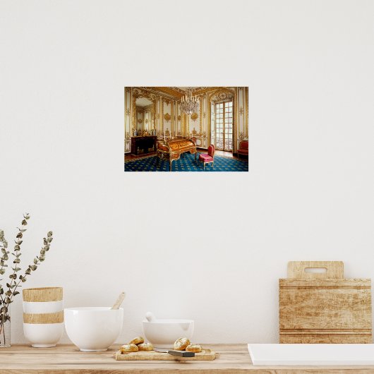 Poster Louis XV's Private Study, 1753-60 (Cuisine)