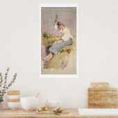 Poster Louise, a Breton Girl (Cuisine)