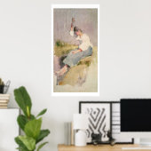 Poster Louise, a Breton Girl (Bureau à domicile)