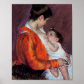 Poster Louise Nuring Son Enfant | Mary Cassatt (Devant)