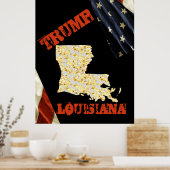 POSTER LOUISIANE  (Cuisine)