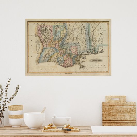 Poster Louisiane 7 (Cuisine)